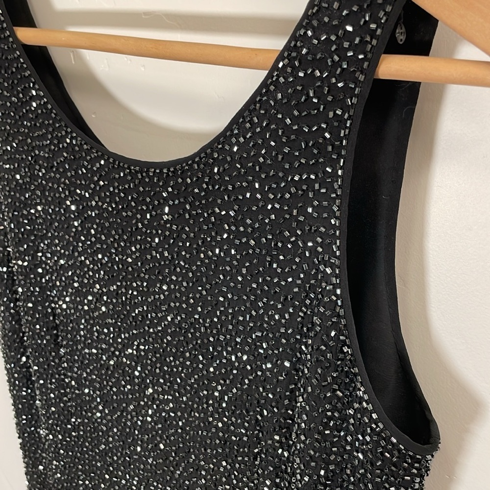 Bieff Basix silk beaded mini dress - Picture 2 of 6